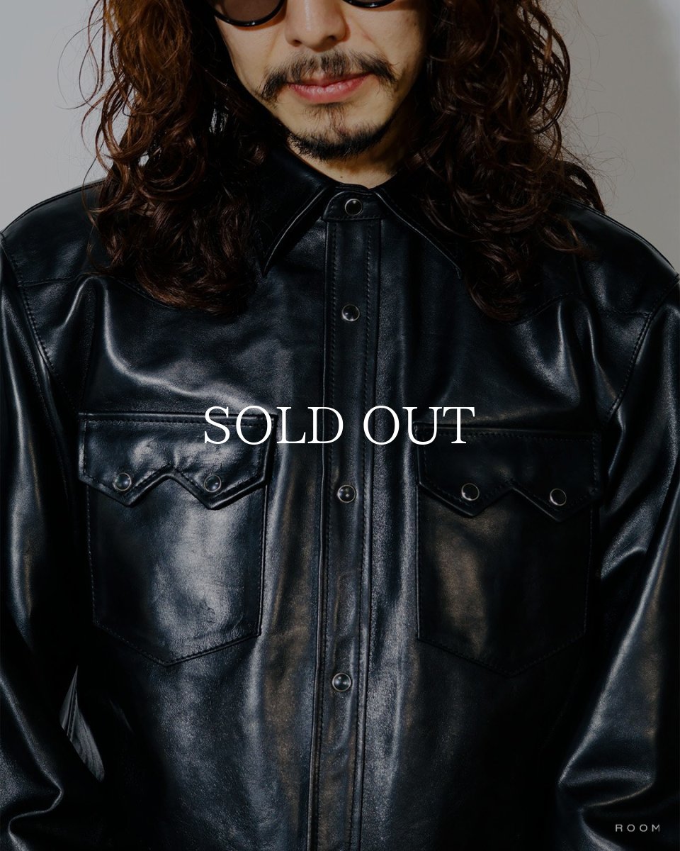 画像4: MASSES  HORSE LEATHER SHIRT VINTAGE W (4)