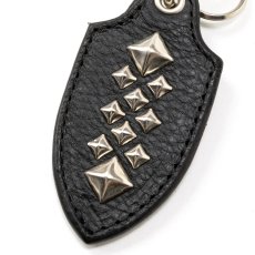 画像4: CALEE  STUDS LEATHER KEY RING ＜TYPE A＞ (4)