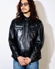 画像3: MASSES  HORSE LEATHER SHIRT VINTAGE W (3)