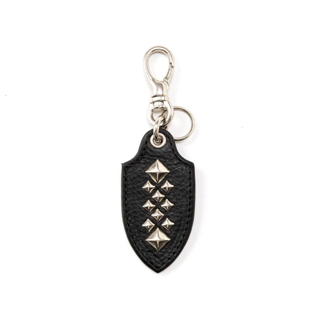 画像1: CALEE  STUDS LEATHER KEY RING ＜TYPE A＞ (1)