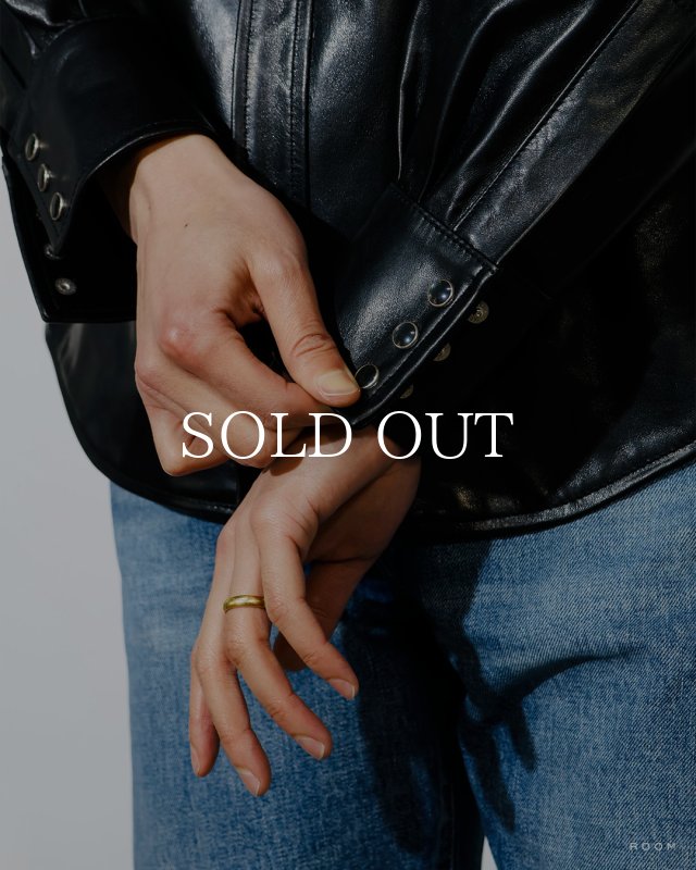 聖*夜様 最終出品 週末限定値下げ！MASSES HORSE LEATHER S MASSES HORSE LEATHER SHIRT VINTAGE W M066 公式通販