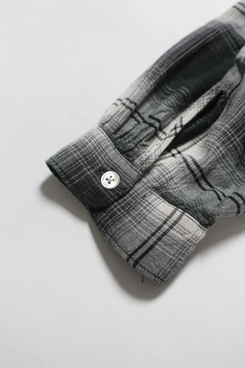 画像23: BOW WOW  REMADE RAYON PLAID SHIRT AGED (23)