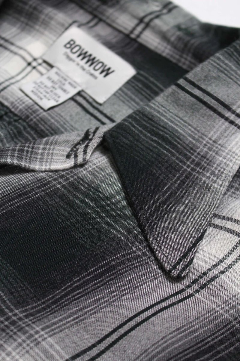 画像15: BOW WOW  REMADE RAYON PLAID SHIRT AGED (15)