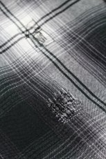 画像18: BOW WOW  REMADE RAYON PLAID SHIRT AGED (18)