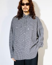 画像3: COOTIE   Dobby Gingham Check L/S Western Shirt (3)