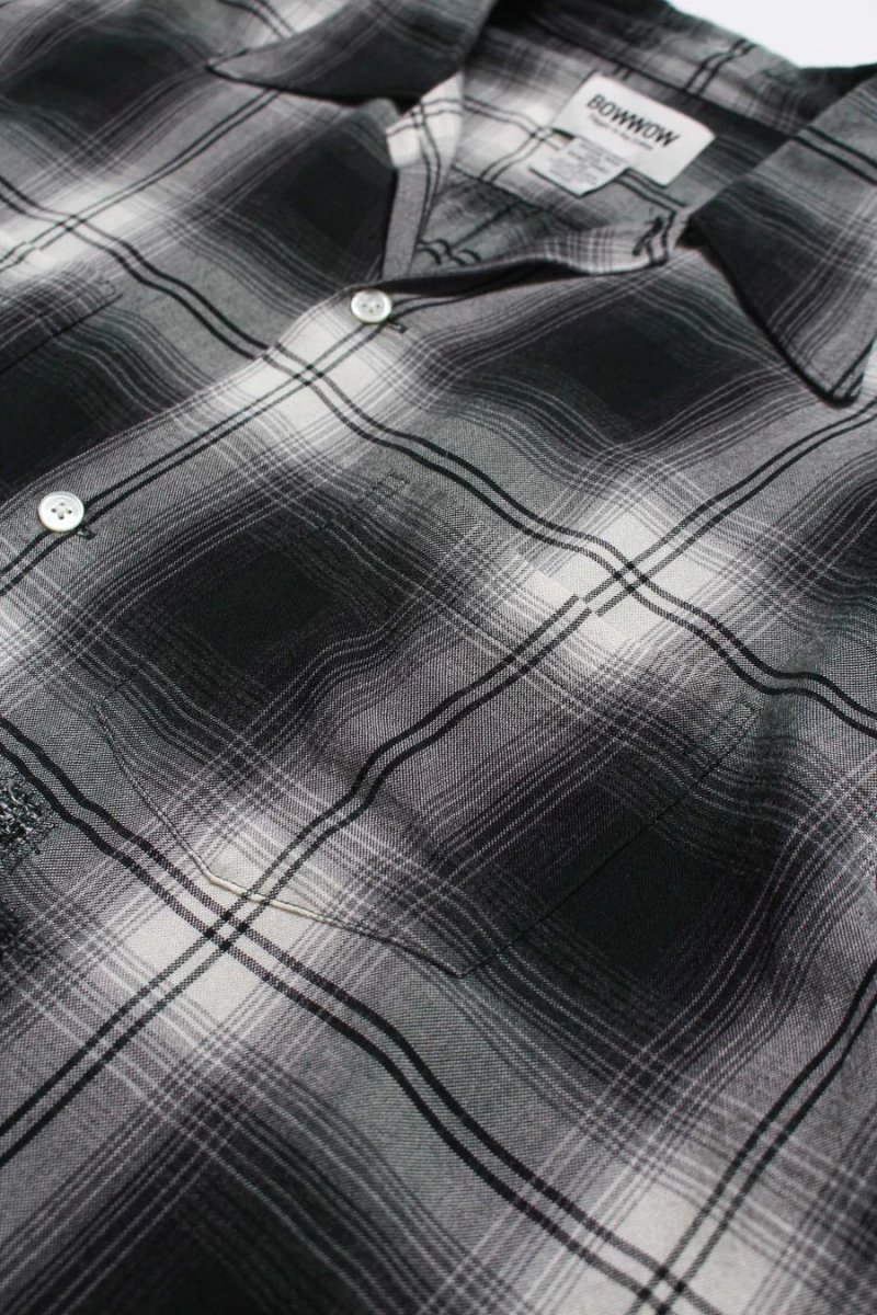 画像14: BOW WOW  REMADE RAYON PLAID SHIRT AGED (14)