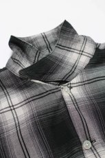 画像13: BOW WOW  REMADE RAYON PLAID SHIRT AGED (13)