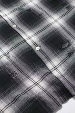 画像17: BOW WOW  REMADE RAYON PLAID SHIRT AGED (17)