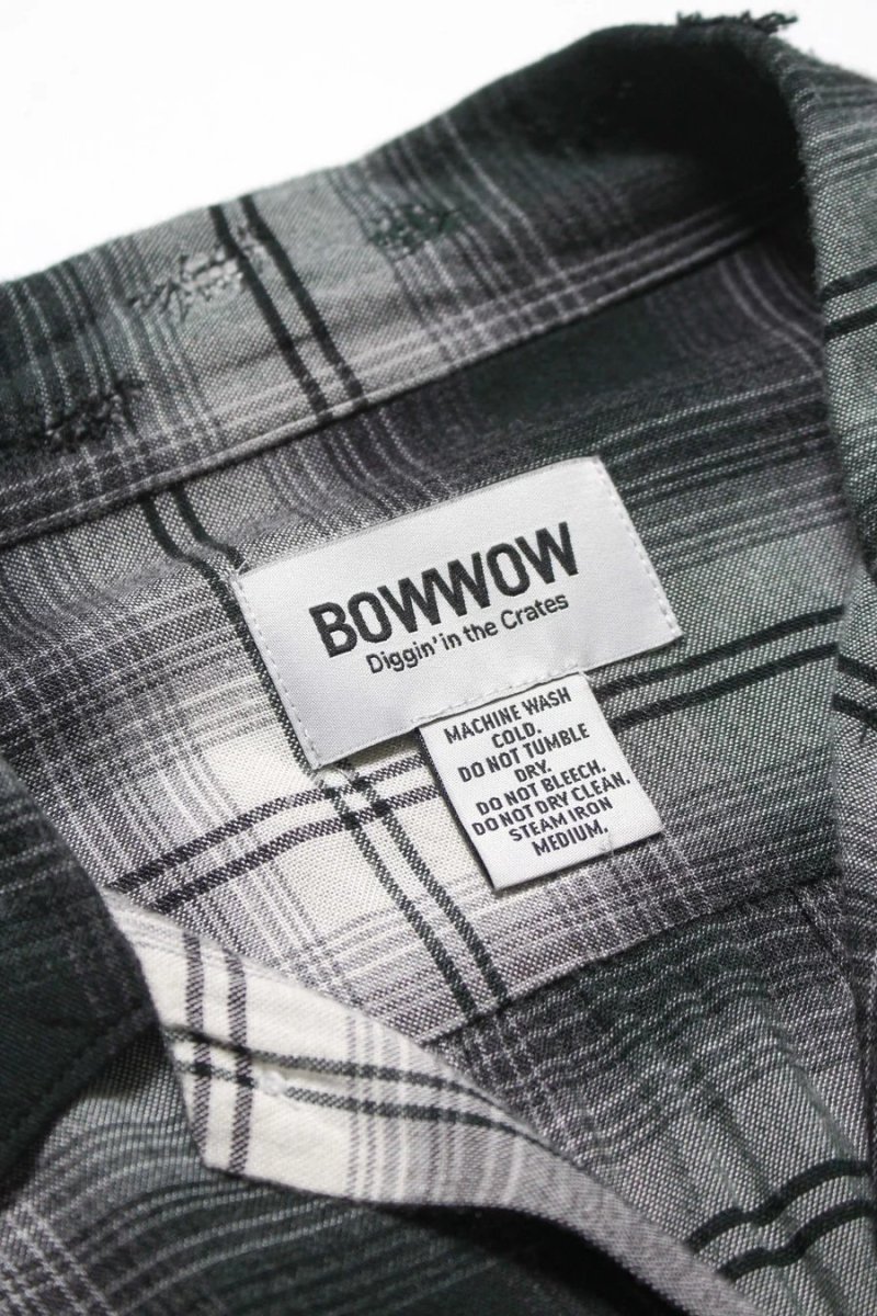画像11: BOW WOW  REMADE RAYON PLAID SHIRT AGED (11)