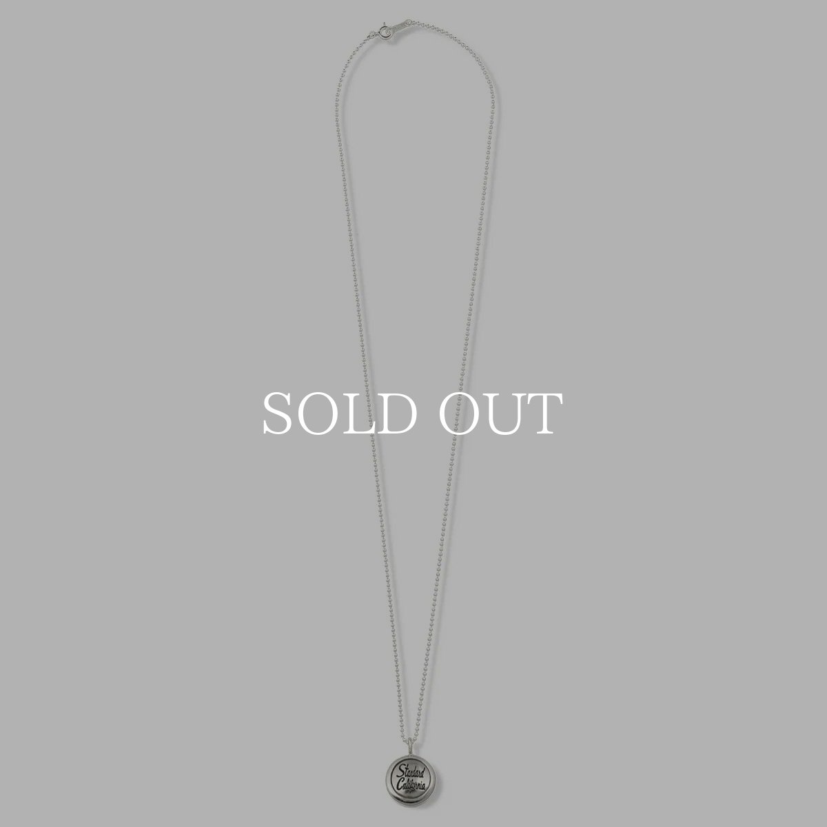 画像2: STANDARD CALIFORNIA  Button Works / SD 925 Silver Button Necklace (2)
