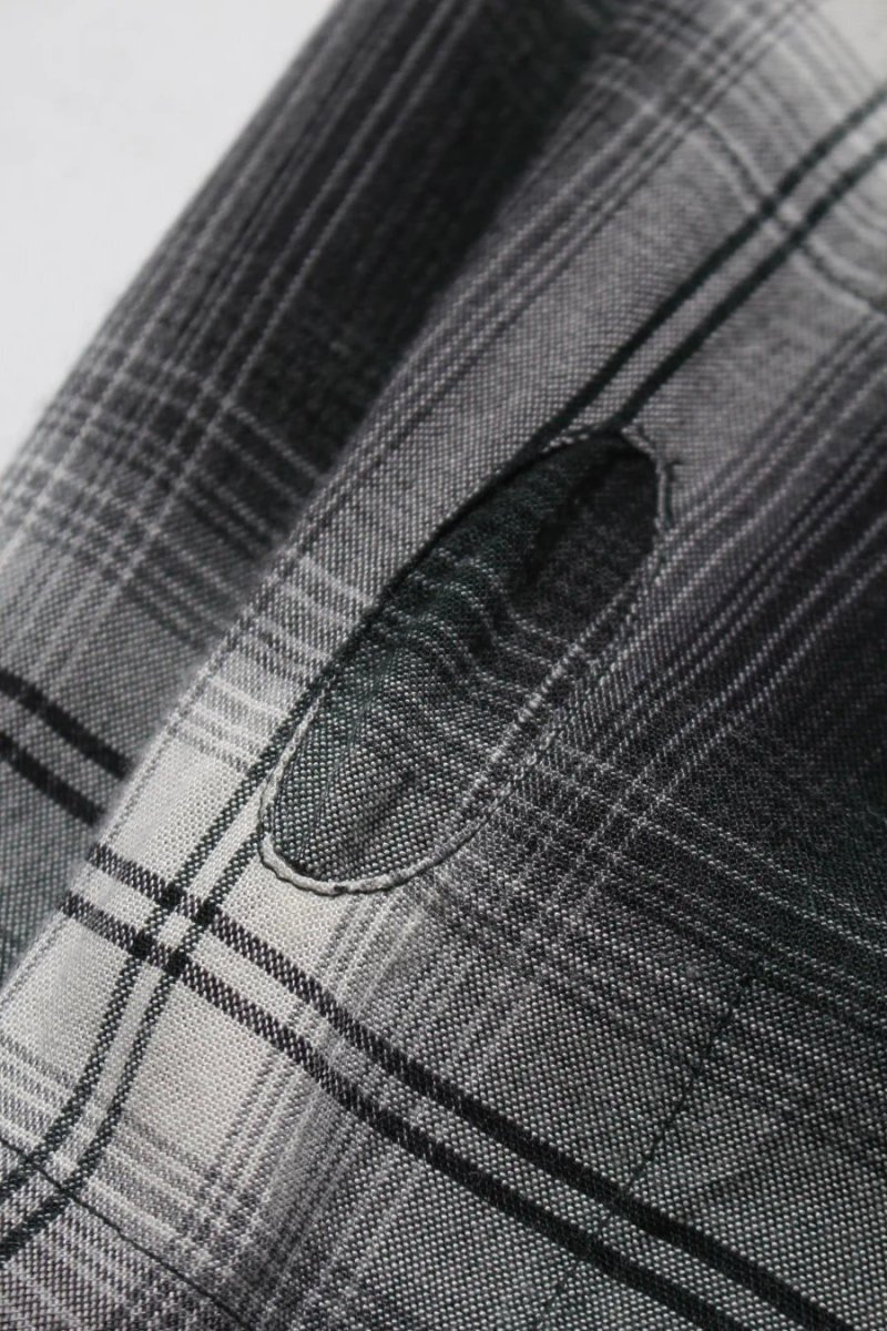 画像22: BOW WOW  REMADE RAYON PLAID SHIRT AGED (22)