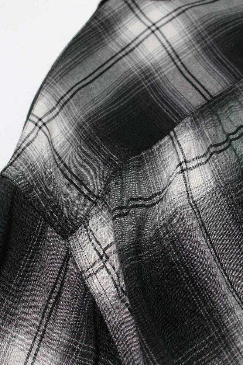 画像26: BOW WOW  REMADE RAYON PLAID SHIRT AGED (26)