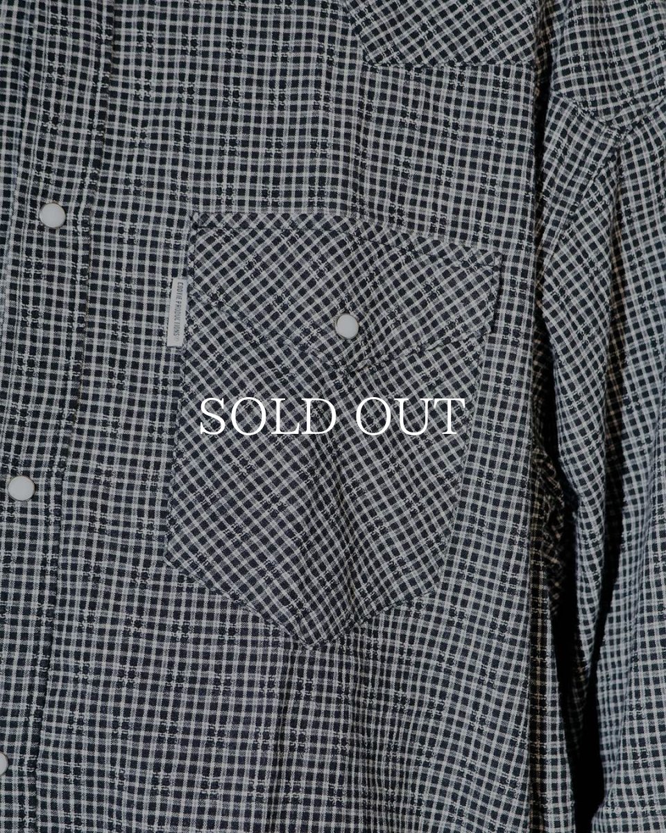 画像5: COOTIE PRODUCTIONS   Dobby Gingham Check L/S Western Shirt (5)