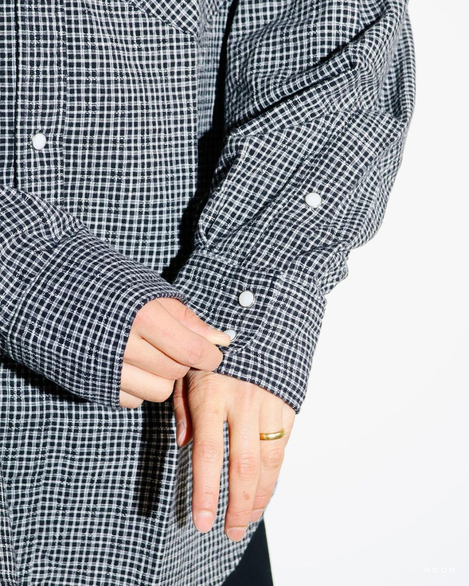 画像6: COOTIE   Dobby Gingham Check L/S Western Shirt (6)