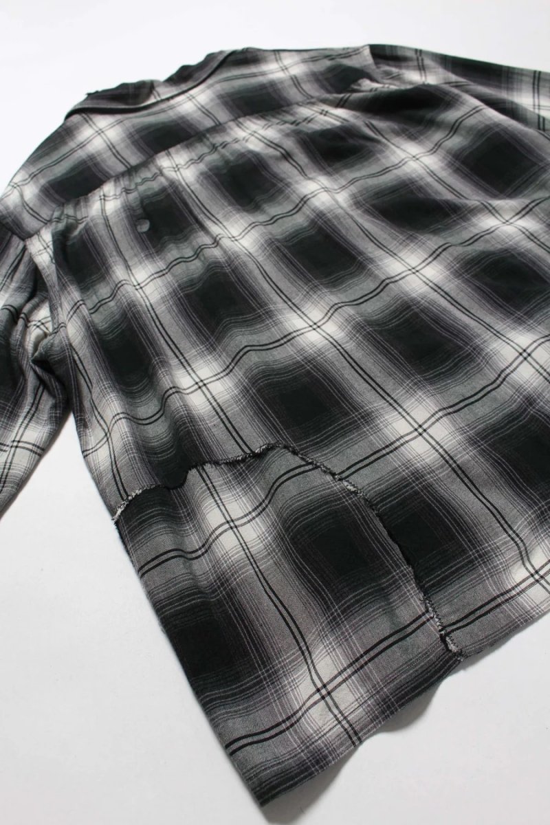 画像25: BOW WOW  REMADE RAYON PLAID SHIRT AGED (25)