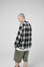 画像33: BOW WOW  REMADE RAYON PLAID SHIRT AGED (33)