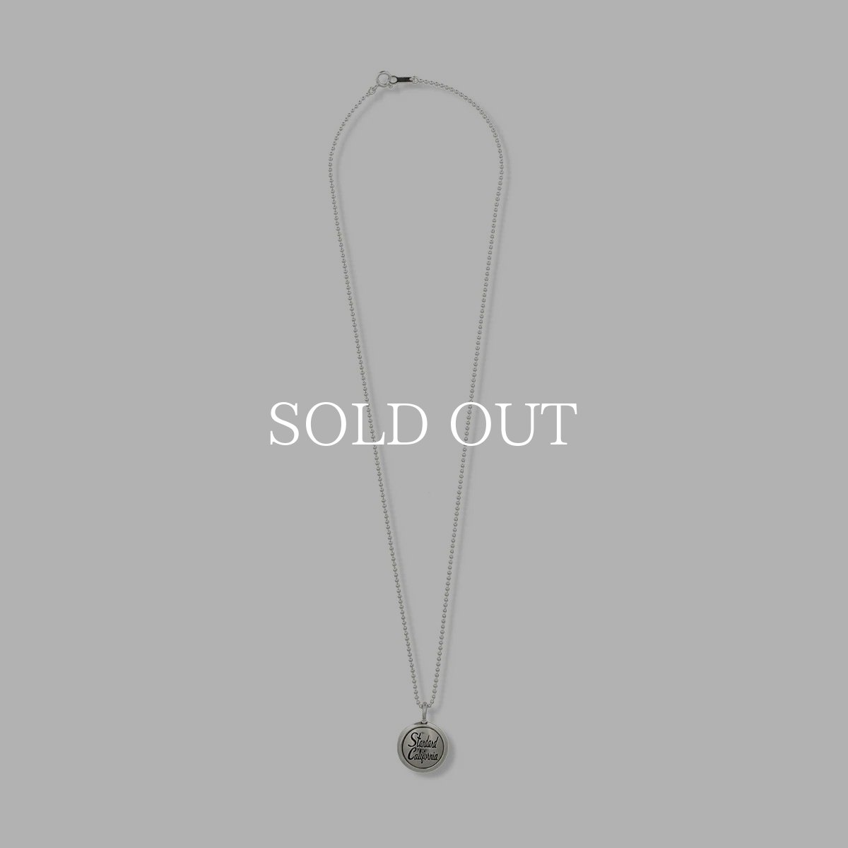 画像1: STANDARD CALIFORNIA  Button Works / SD 925 Silver Button Necklace (1)