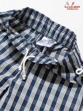 画像8: COOKMAN  シェフパンツ Chef Pants Semiwide PALAKA Check Navy (8)