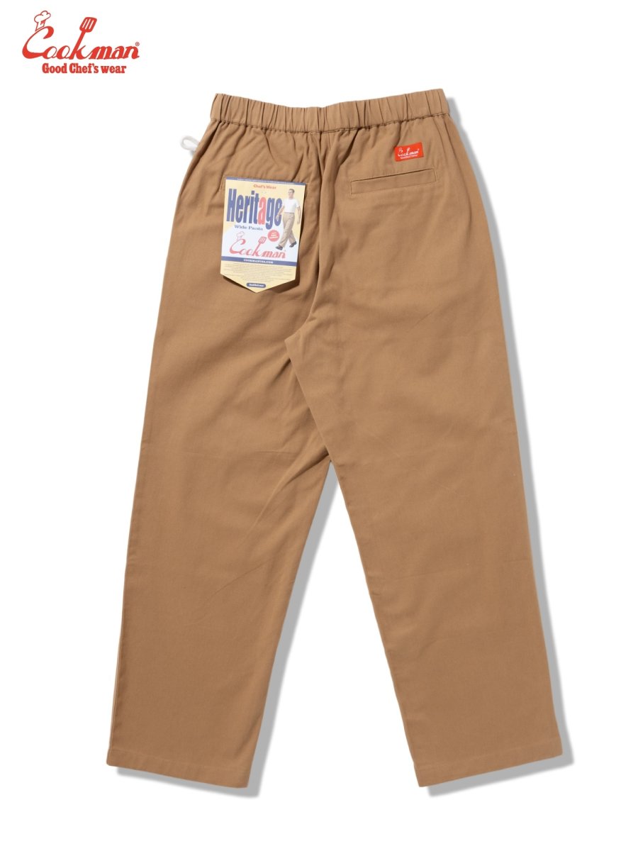 画像3: COOKMAN  ヘリテージワイドパンツ Heritage Wide PantsHeavy Twill Beige (3)