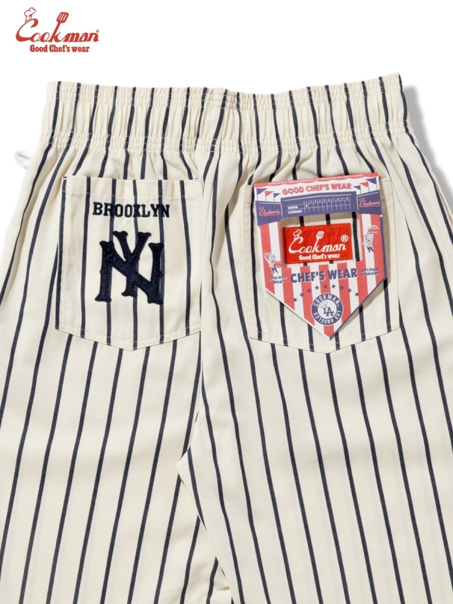 画像9: COOKMAN  シェフパンツ Chef Pants Semiwide NLBM BROOKLYN EAGLES (9)