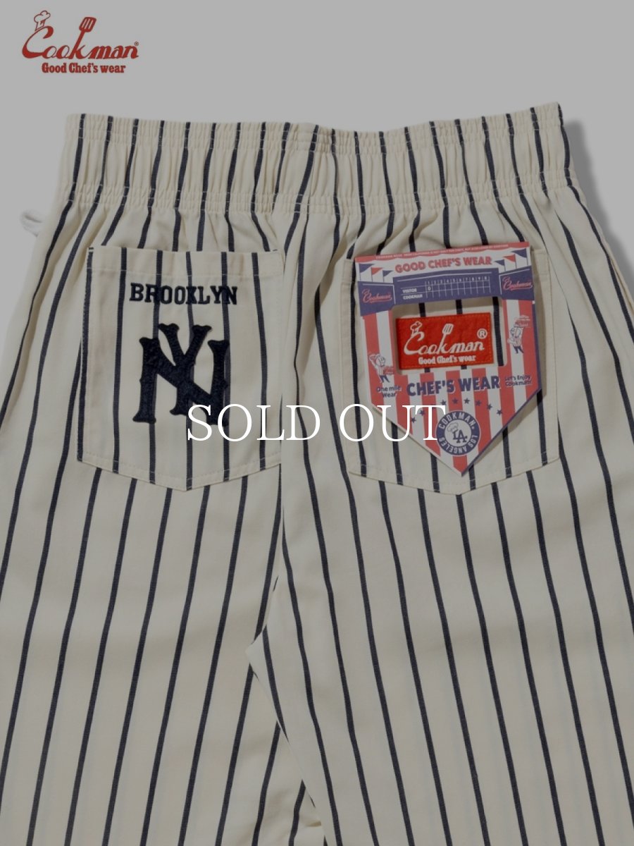 画像9: COOKMAN  シェフパンツ Chef Pants Semiwide NLBM BROOKLYN EAGLES (9)