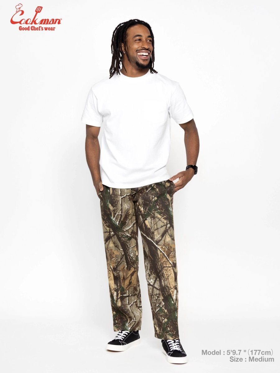 画像4: COOKMAN  シェフパンツ Chef Pants SemiwideTimber Camo (4)