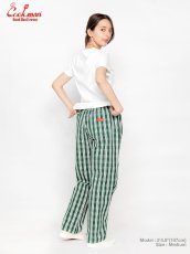 画像7: COOKMAN  シェフパンツ Chef Pants Semiwide PALAKA Check Green (7)