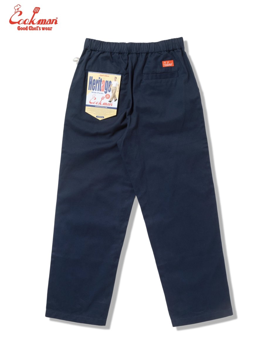 画像3: COOKMAN  ヘリテージワイドパンツ Heritage Wide Pants Heavy Twill Navy (3)