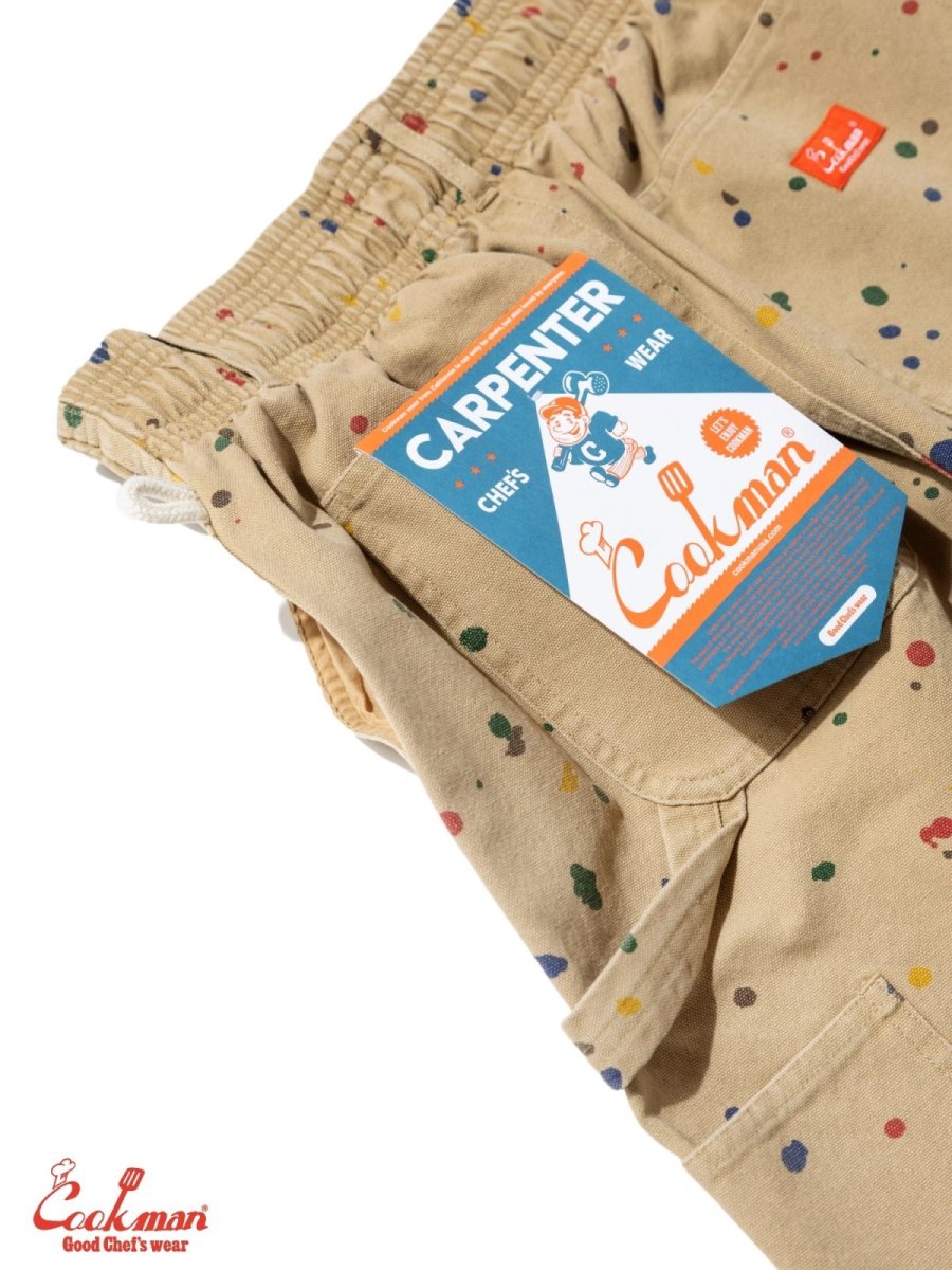 画像11: COOKMAN  カーペンターパンツ Carpenter's Pants 11oz Washed duck canvas Sauce Splash (11)