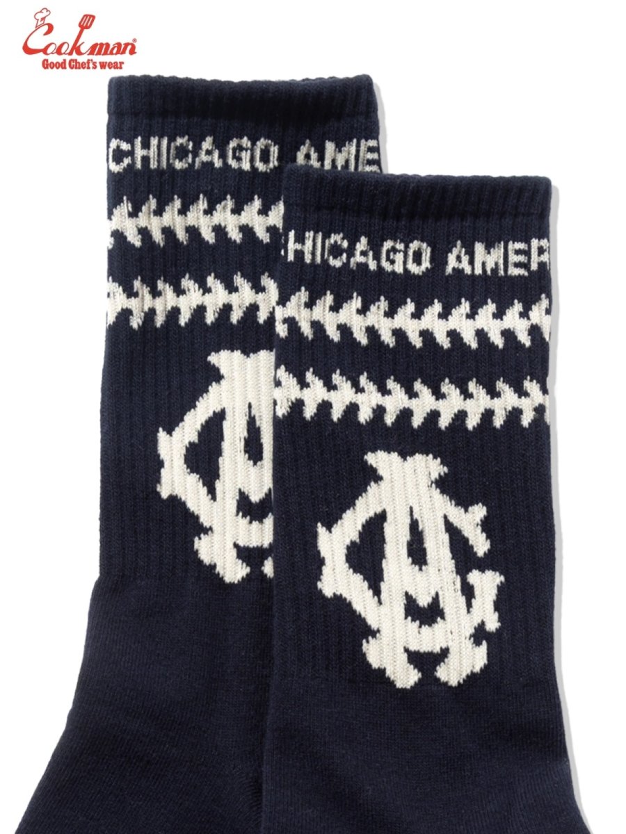 画像3: COOKMAN  ソックス Rib Crew Socks NLBM CHICAGO AMERICAN GIANTS (3)