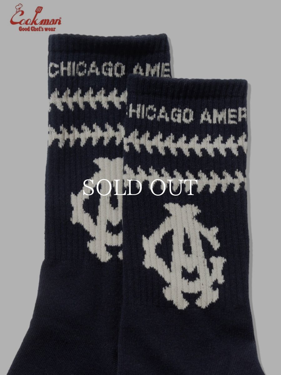 画像3: COOKMAN  ソックス Rib Crew Socks NLBM CHICAGO AMERICAN GIANTS (3)
