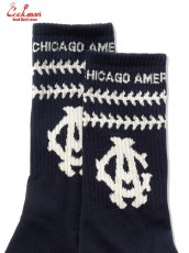 画像3: COOKMAN  ソックス Rib Crew Socks NLBM CHICAGO AMERICAN GIANTS (3)