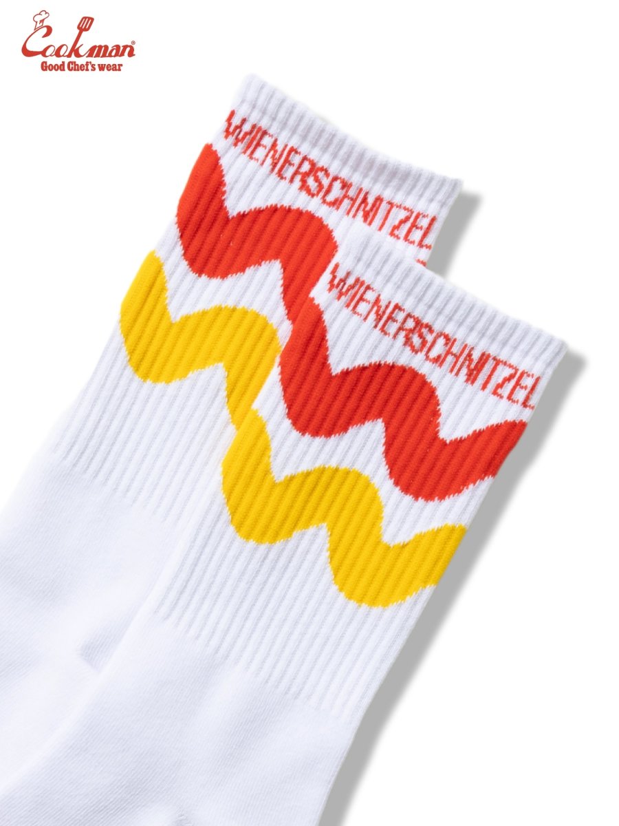 画像4: COOKMAN  ソックス Rib Crew Socks Wienerschnitzel Sauce (4)