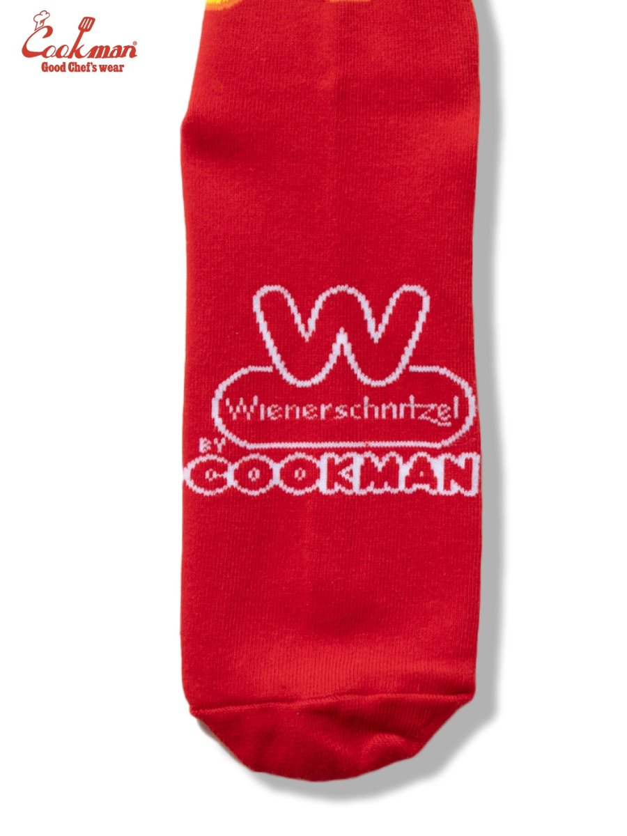 画像5: COOKMAN  ソックス Rib Crew Socks Wienerschnitzel Flame (5)