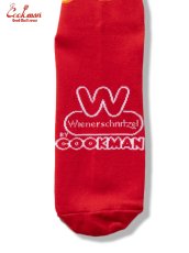 画像5: COOKMAN  ソックス Rib Crew Socks Wienerschnitzel Flame (5)