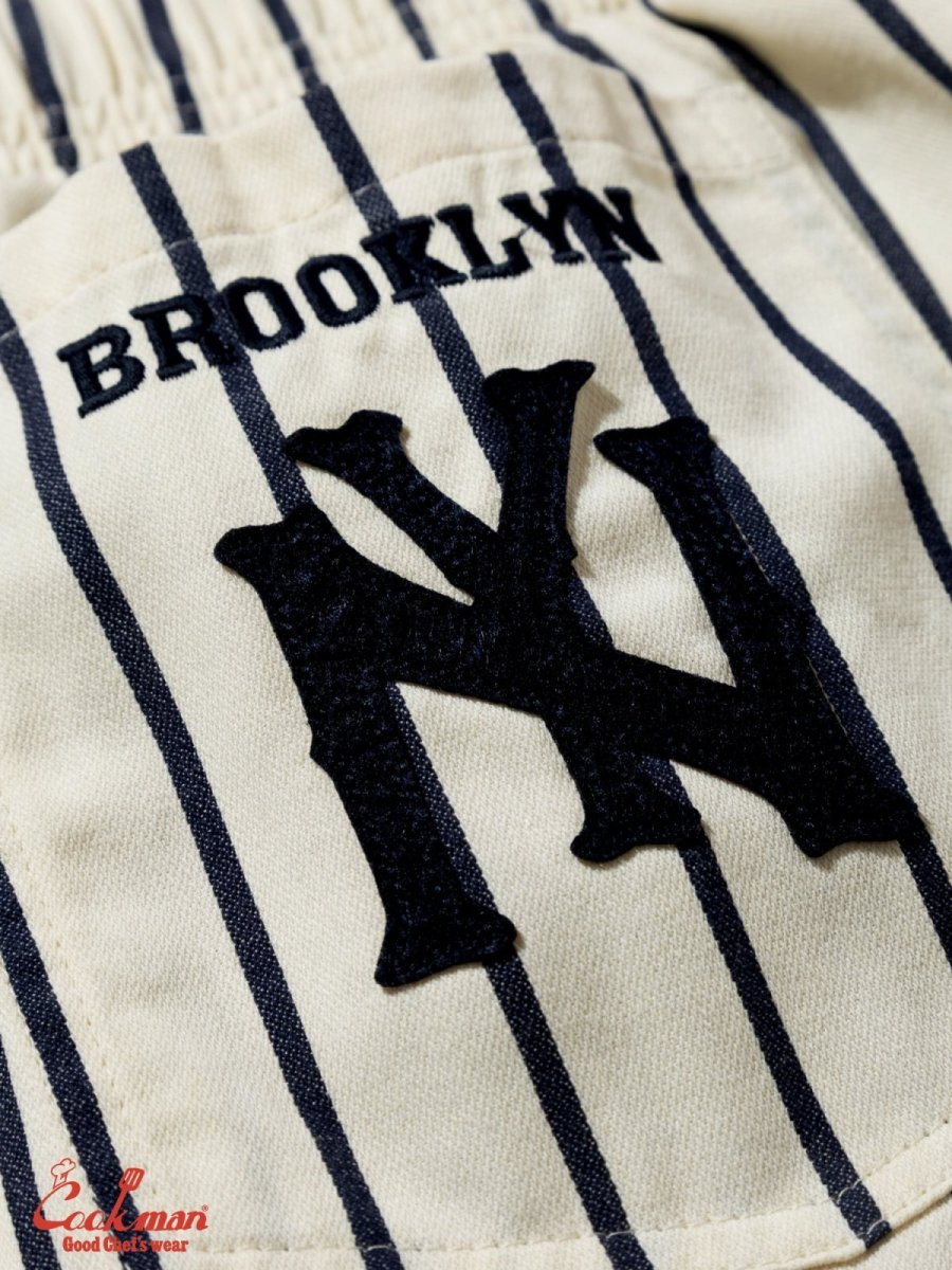 画像12: COOKMAN  シェフパンツ Chef Pants Semiwide NLBM BROOKLYN EAGLES (12)
