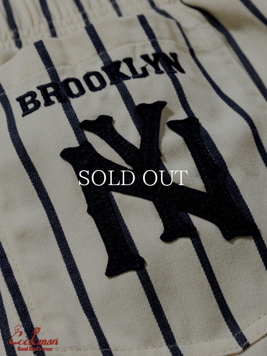 画像12: COOKMAN  シェフパンツ Chef Pants Semiwide NLBM BROOKLYN EAGLES (12)