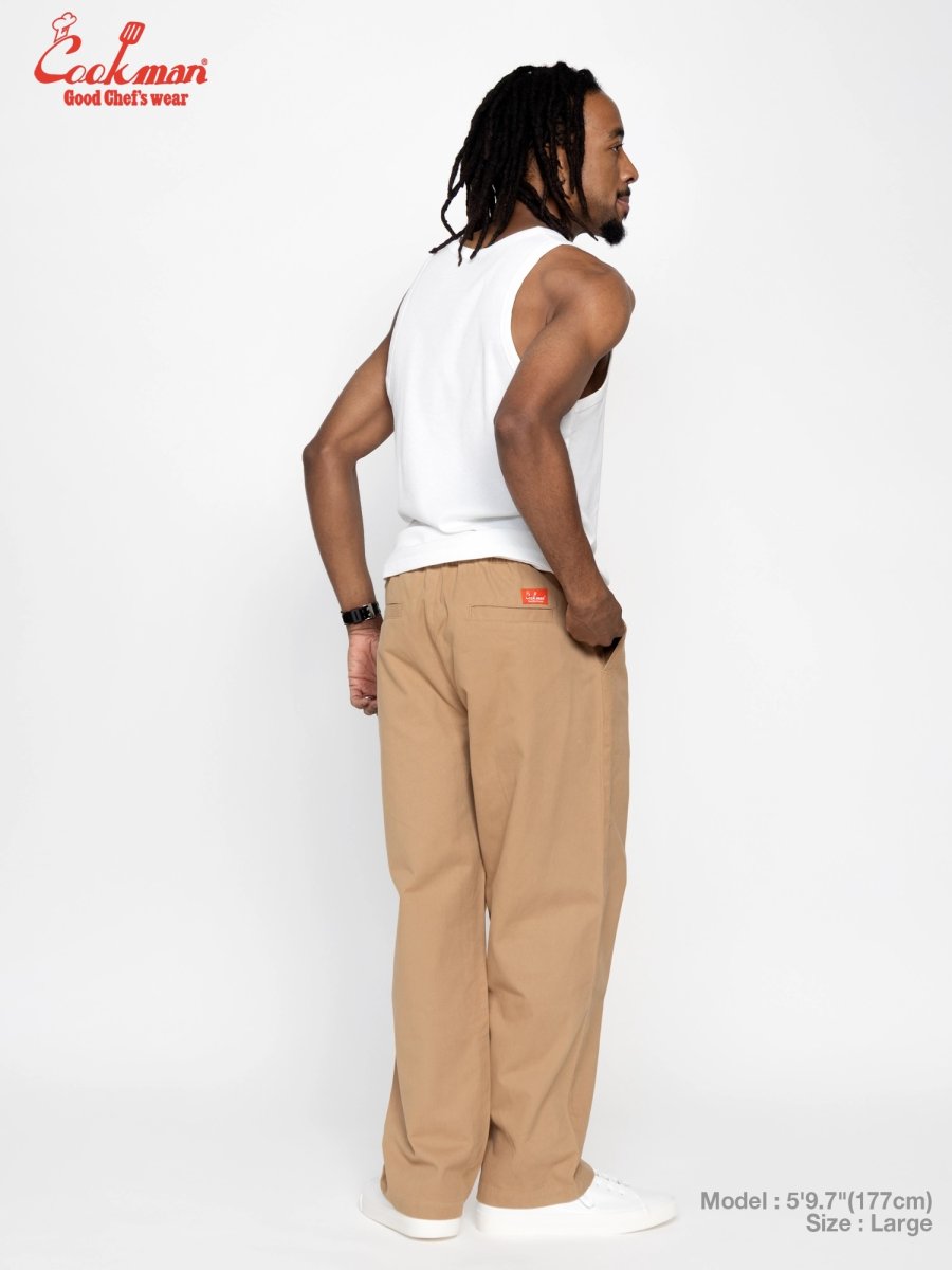 画像6: COOKMAN  ヘリテージワイドパンツ Heritage Wide PantsHeavy Twill Beige (6)