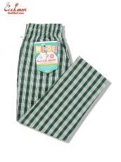 画像1: COOKMAN  シェフパンツ Chef Pants Semiwide PALAKA Check Green (1)