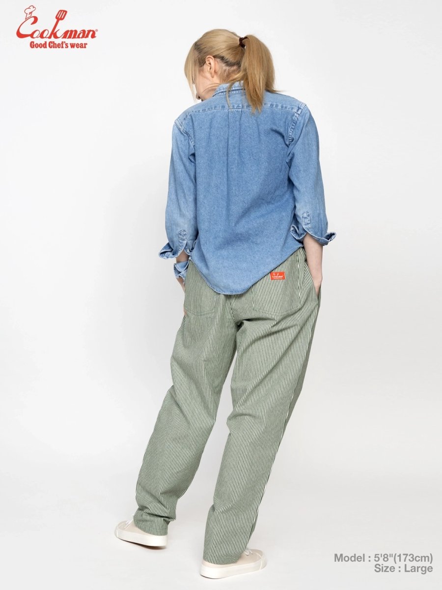 画像7: COOKMAN  シェフパンツ Chef Pants Hickory Green (7)