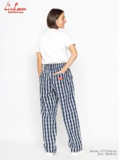 画像7: COOKMAN  シェフパンツ Chef Pants Semiwide PALAKA Check Navy (7)