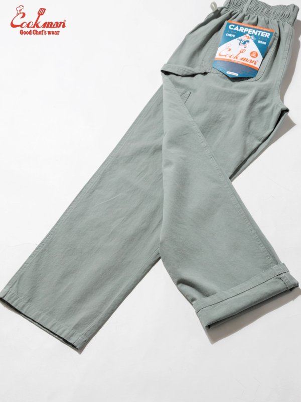 COOKMAN カーペンターパンツ Carpenter's Pants Canvas Still Water