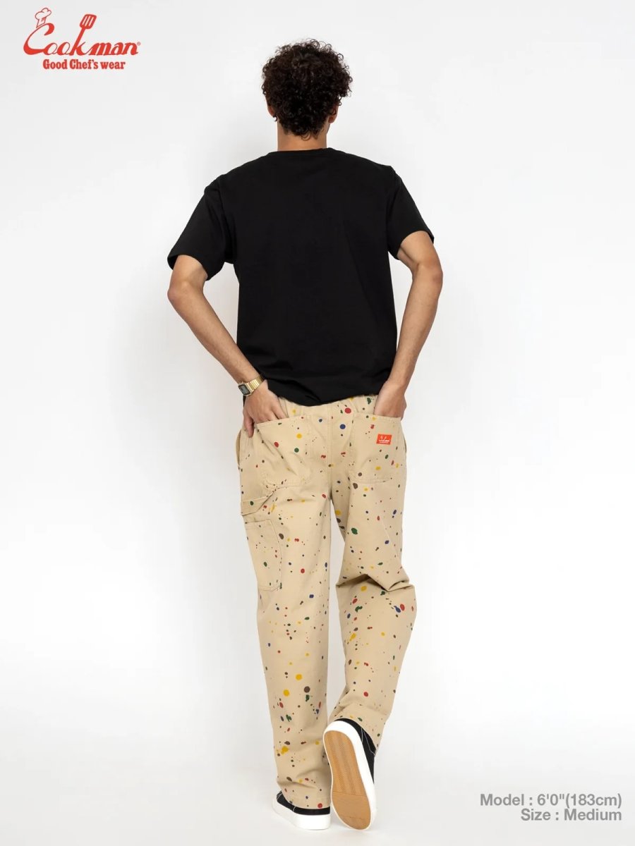 画像5: COOKMAN  カーペンターパンツ Carpenter's Pants 11oz Washed duck canvas Sauce Splash (5)