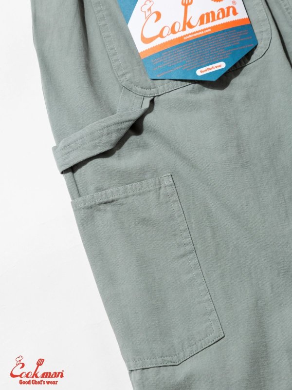 COOKMAN カーペンターパンツ Carpenter's Pants Canvas Still Water