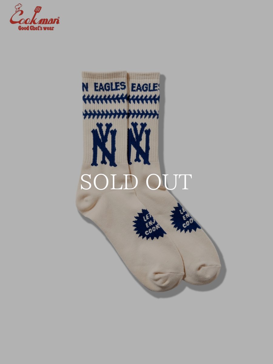 画像2: COOKMAN  ソックス Rib Crew Socks NLBM BROOKLYN EAGLES (2)