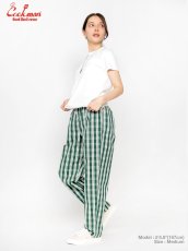 画像6: COOKMAN  シェフパンツ Chef Pants Semiwide PALAKA Check Green (6)