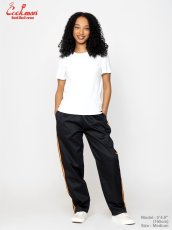 画像4: COOKMAN  シェフパンツ Chef Pants Semiwide Wienerschnitzel Side Line Black (4)