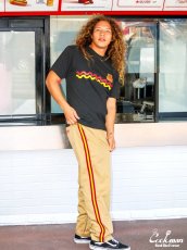 画像13: COOKMAN  シェフパンツ Chef Pants Semiwide Wienerschnitzel Side Line Beige (13)