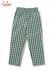 画像2: COOKMAN  シェフパンツ Chef Pants Semiwide PALAKA Check Green (2)
