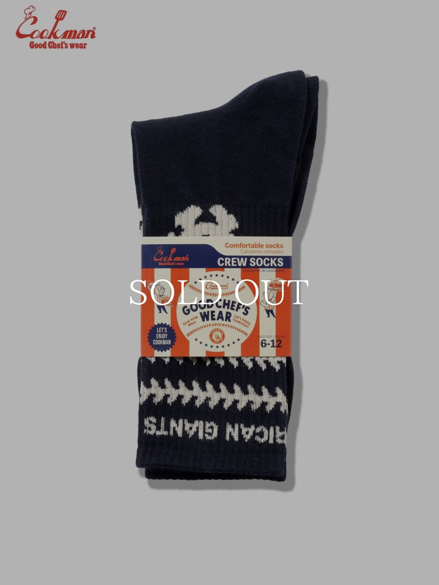 画像5: COOKMAN  ソックス Rib Crew Socks NLBM CHICAGO AMERICAN GIANTS (5)